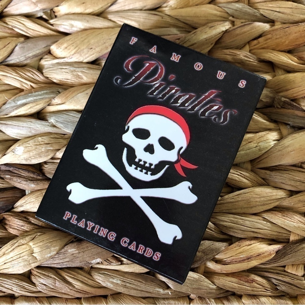 Famous Pirates Playing Cards set
